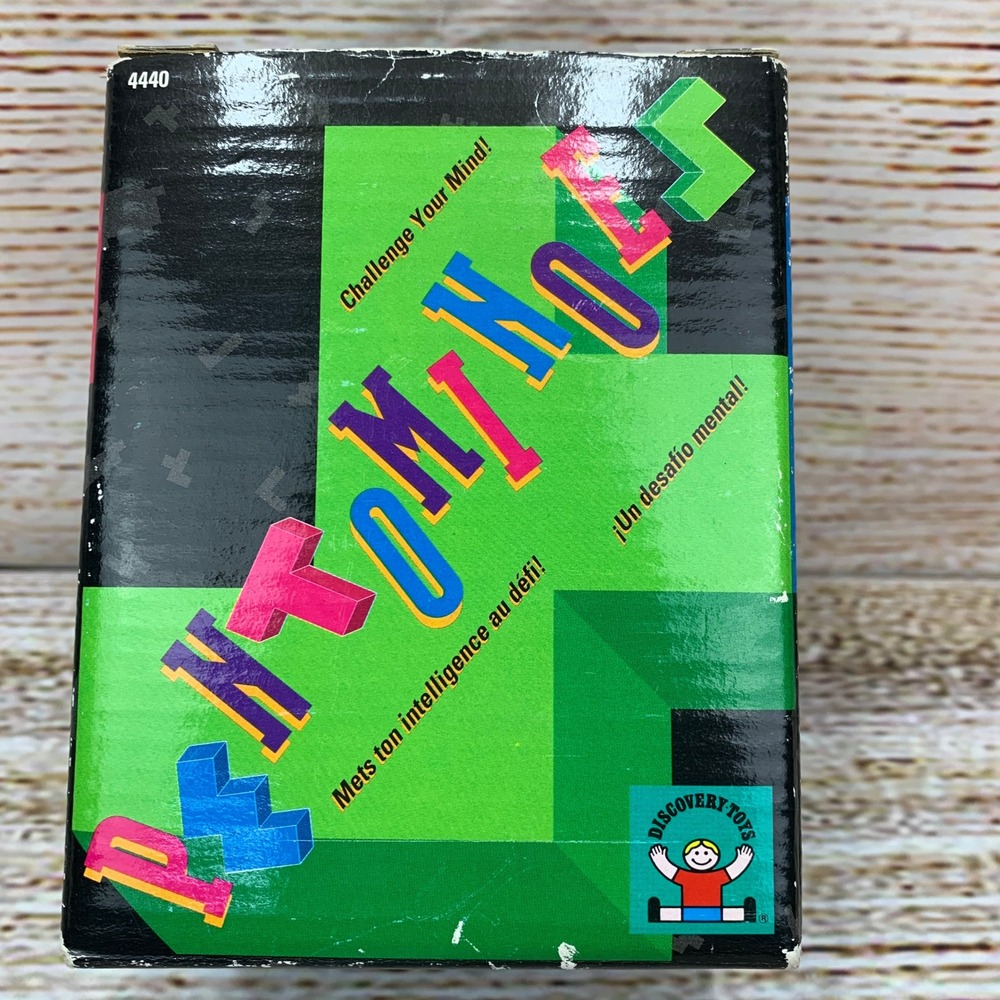 Vintage Discovery Toys Pentominoes Puzzle Set 1993 Brain Teaser‎ Game